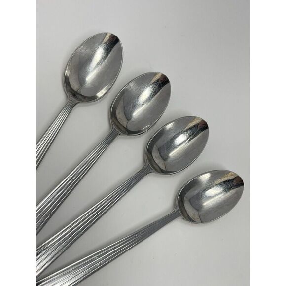 Reed & Barton Berkeley 18/10 Stainless Dinner Soup Oval Place Spoon 7” Set Of 4 - Picture 4 of 6